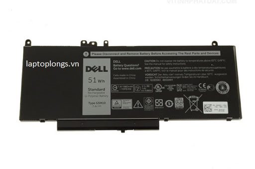 Pin laptop Dell E5550, E5450, F5WW5 G5M10, E5470,  E5570 , E3550, E5250, E3510 — ảnh 1