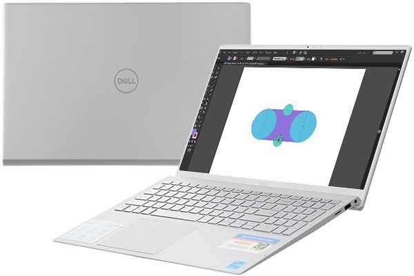 Dell Inspiron 5501 Core i5 1035G1 ram 16GB SSD 512GB Màu trắng bạc/ vỏ nhôm 15.6 inches FHD IPS — ảnh 3