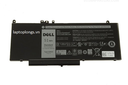 Pin laptop Dell E5550, E5450, F5WW5 G5M10, E5470, E5570 , E3550, E5250, E3510