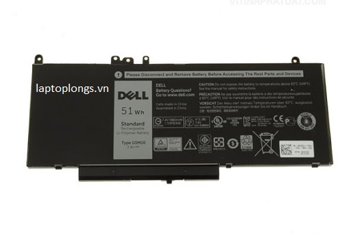 Pin laptop Dell E5550, E5450, F5WW5 G5M10, E5470,  E5570 , E3550, E5250, E3510